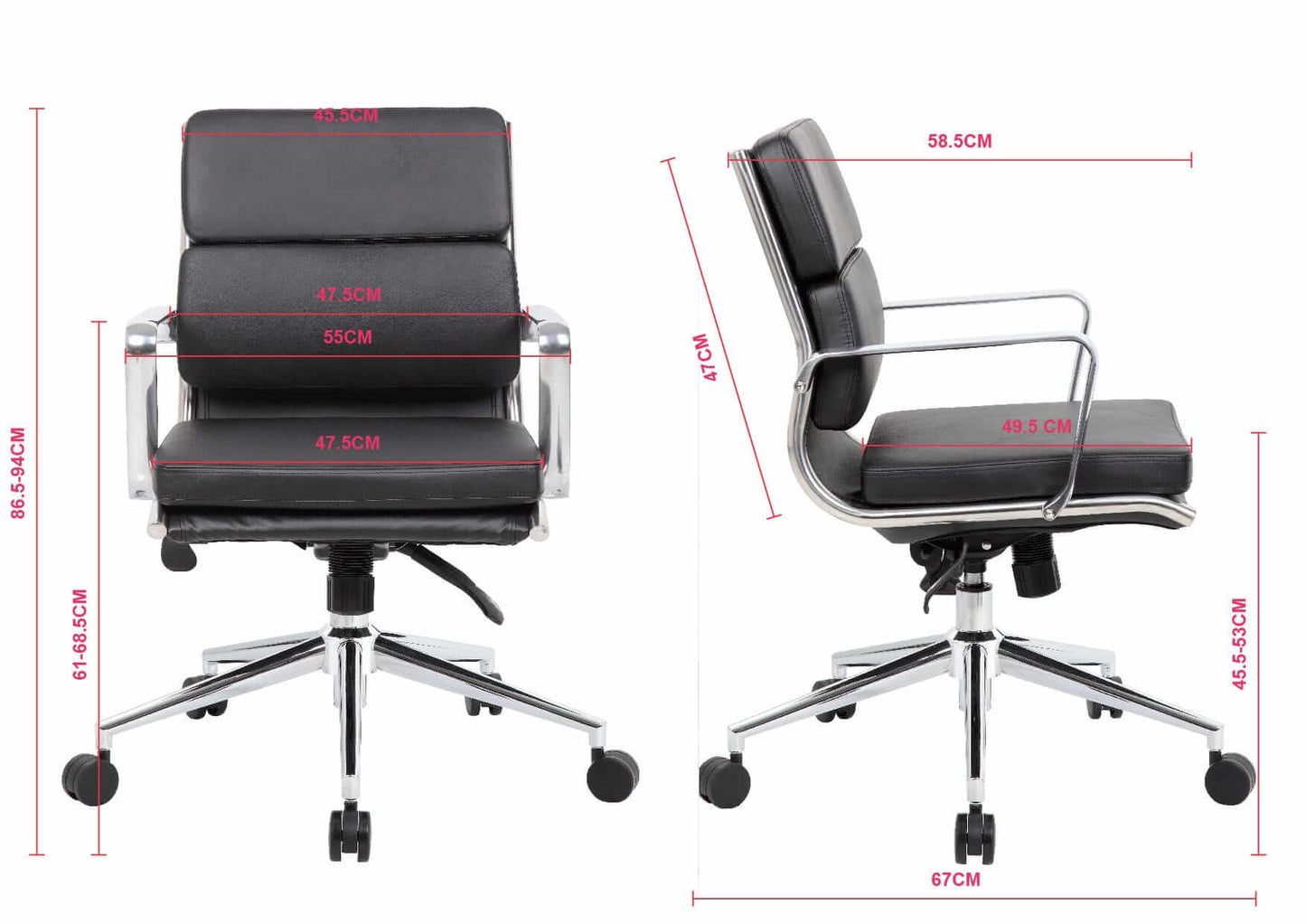 Albaro Chair - Low Back - Ergometric