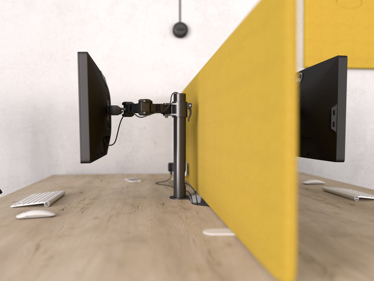 Flexi Double Monitor Arm - Ergometric