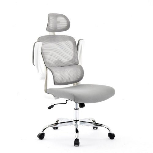 Suprema Mesh Grey & White Office Chair