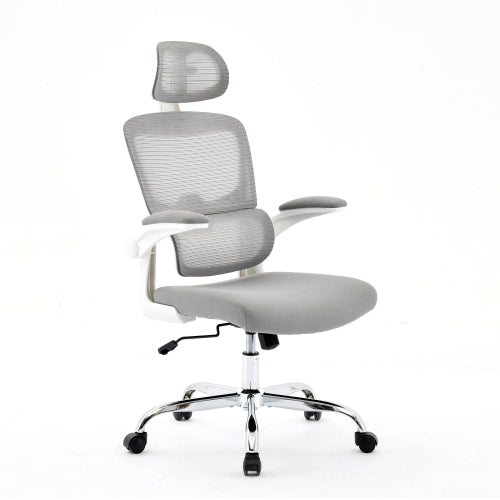 Suprema Mesh Grey & White Office Chair