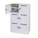6 Door Office Storage Locker with Combination Locks