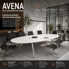 Avena Oval Boardroom Table