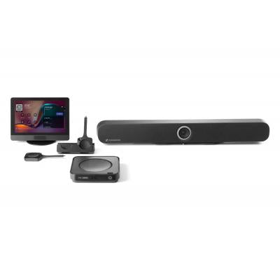 Barco & Sennheiser Bar M with ClickShare Hub Pro and Control Panel