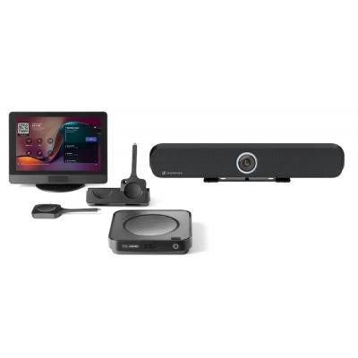 Barco & Sennheiser Bar S with ClickShare Hub Pro and Control Panel