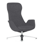 Etta Dark Grey Cashmere Lounge Chair