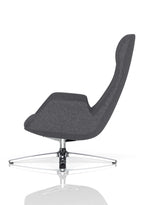 Etta Dark Grey Cashmere Lounge Chair