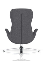Etta Dark Grey Cashmere Lounge Chair