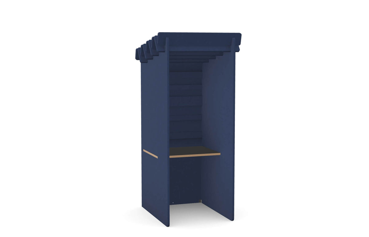 Acoustic Work Booth in Navy Blue
