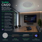 Yealink CM20 Ceiling Microphone Array for Microsoft Teams Rooms