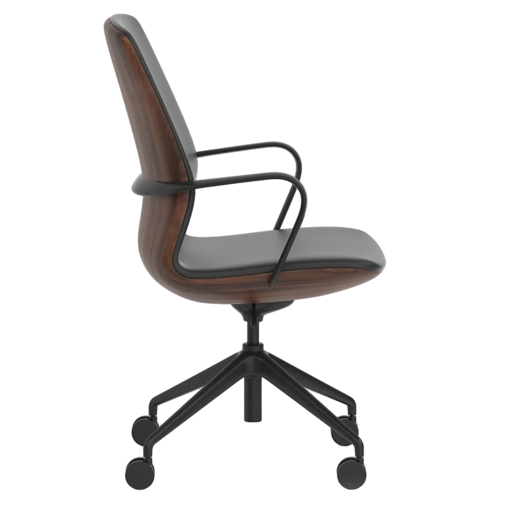 Mara Black PU Executive Office Chair