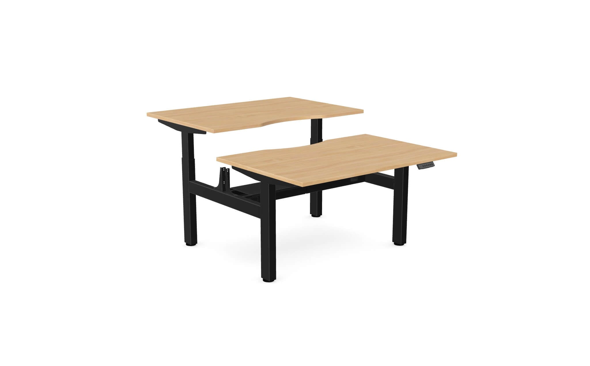 Aviator Two-Person Sit–Stand Desk