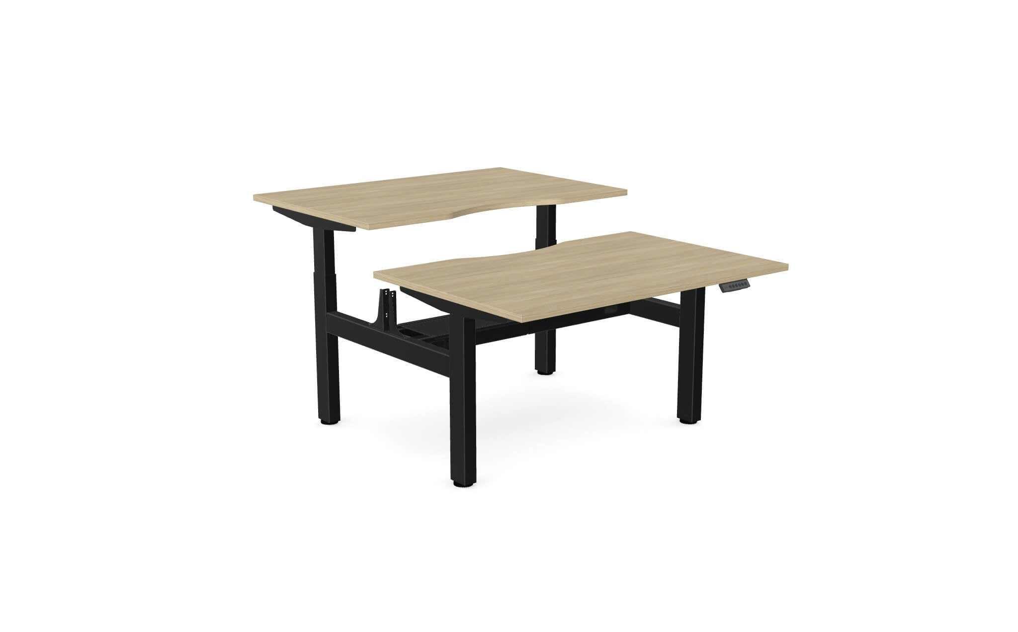 Aviator Two-Person Sit–Stand Desk