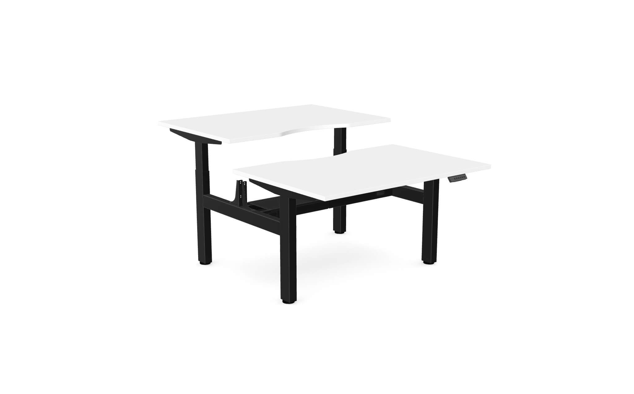 Aviator Two-Person Sit–Stand Desk