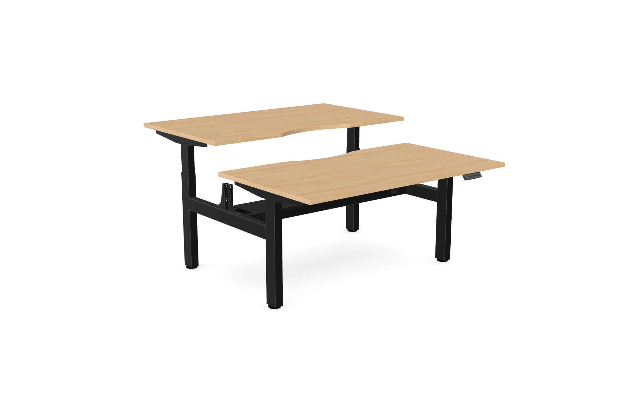Aviator Two-Person Sit–Stand Desk