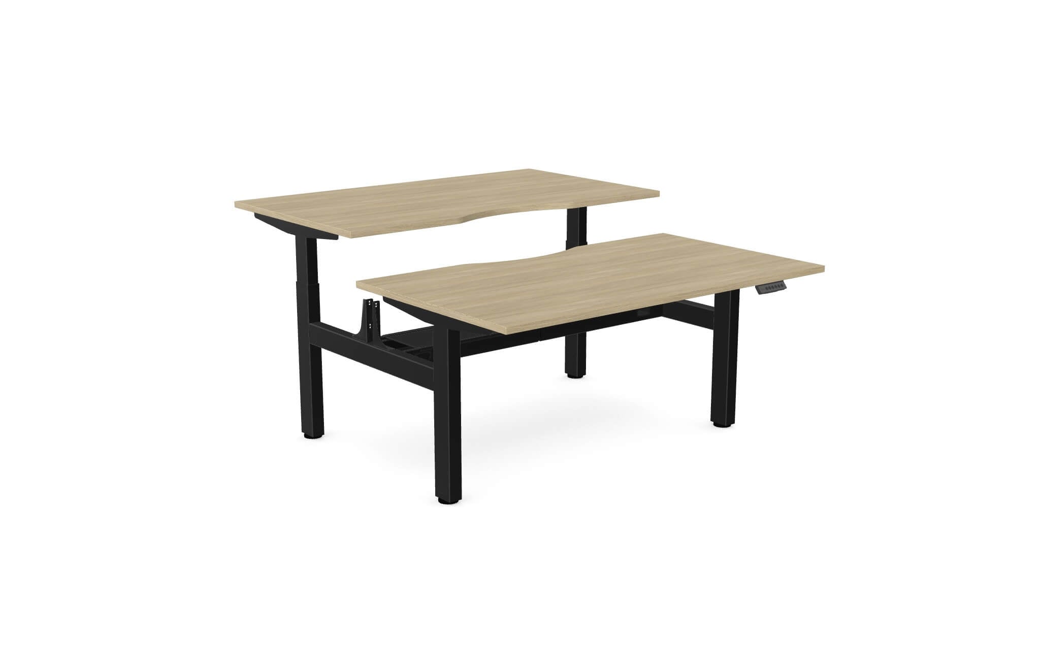 Aviator Two-Person Sit–Stand Desk