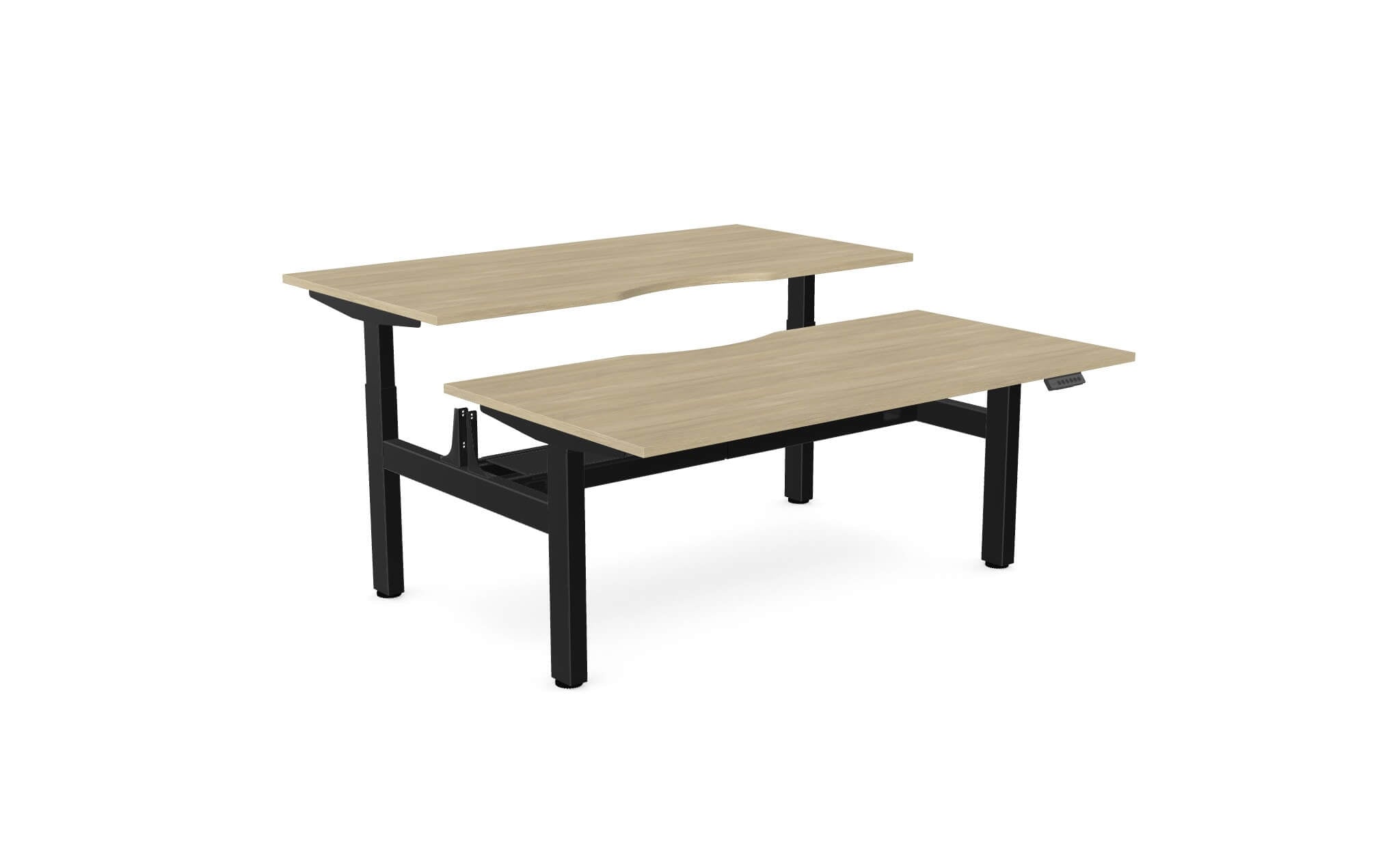 Aviator Two-Person Sit–Stand Desk