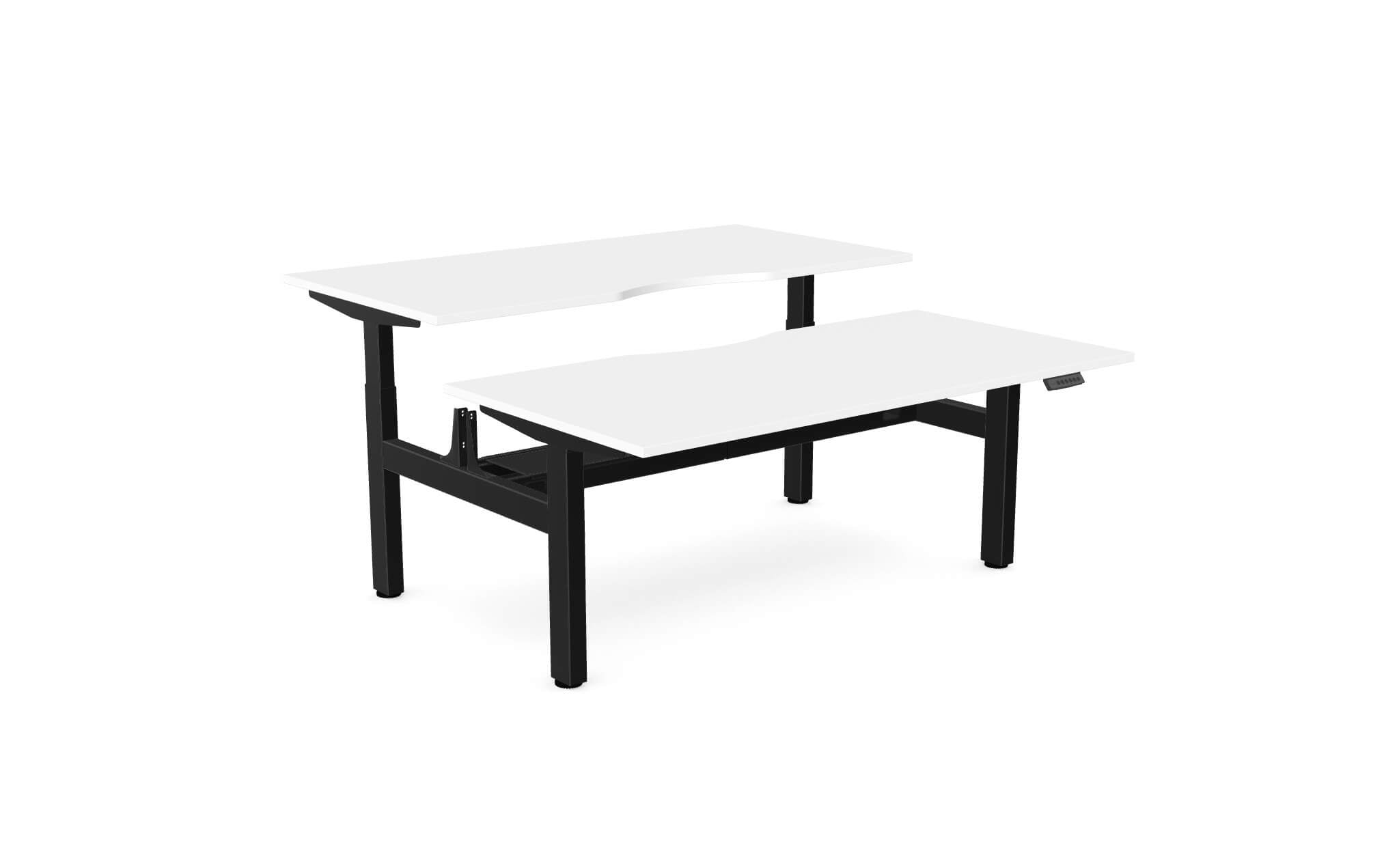 Aviator Two-Person Sit–Stand Desk