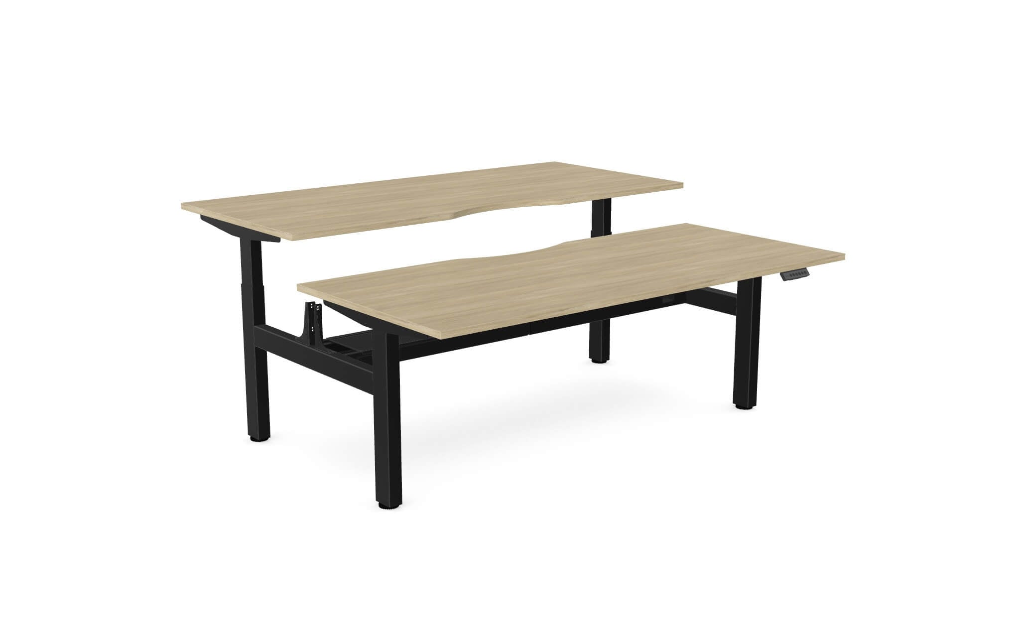 Aviator Two-Person Sit–Stand Desk