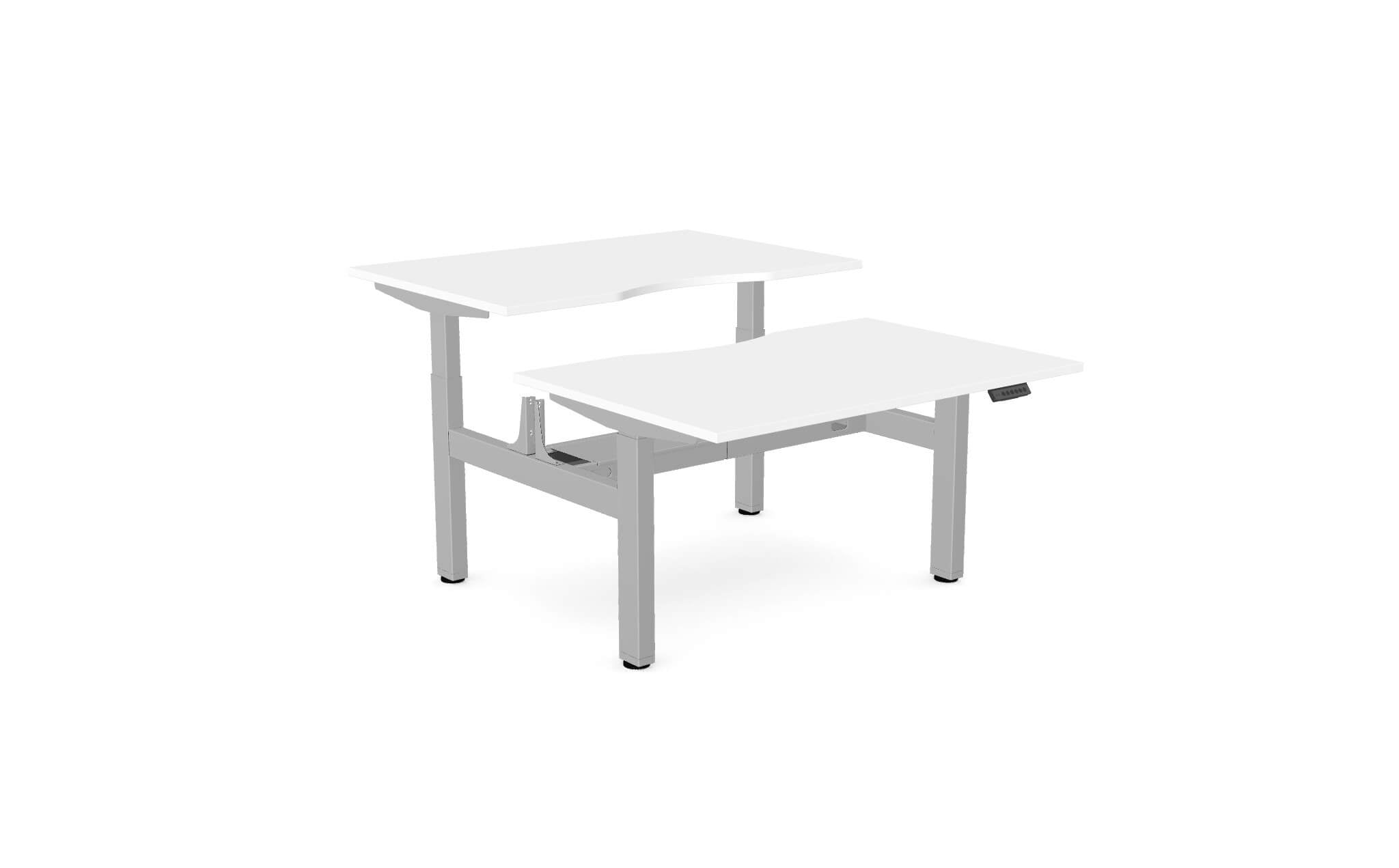 Aviator Two-Person Sit–Stand Desk