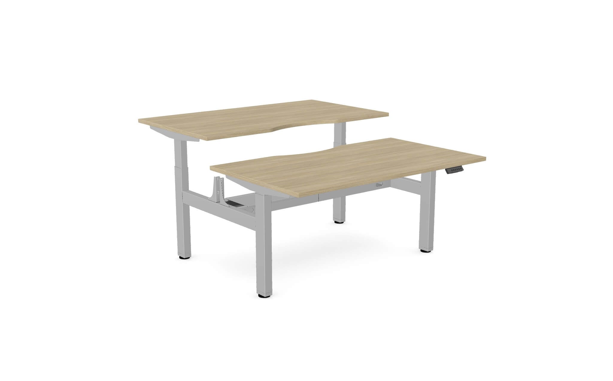 Aviator Two-Person Sit–Stand Desk