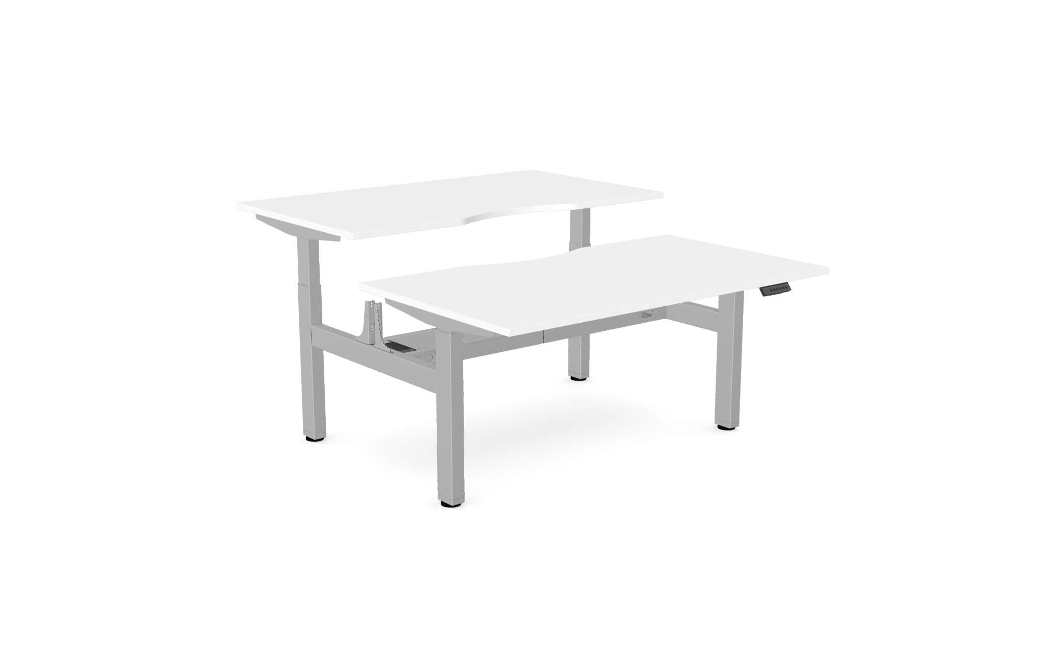 Aviator Two-Person Sit–Stand Desk