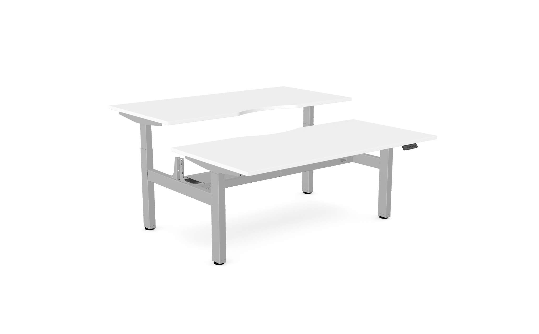 Aviator Two-Person Sit–Stand Desk