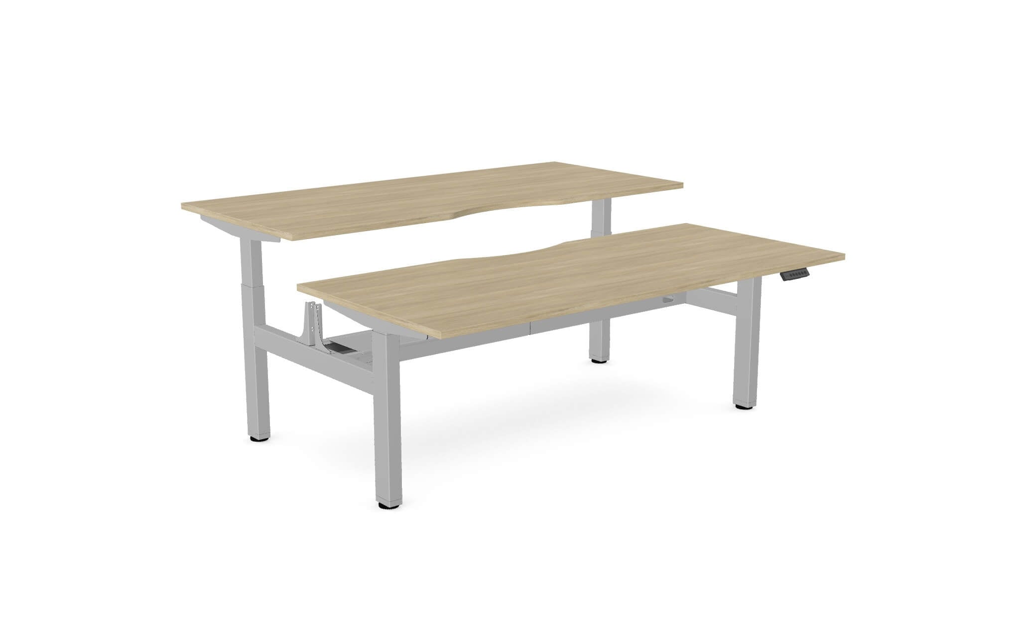 Aviator Two-Person Sit–Stand Desk