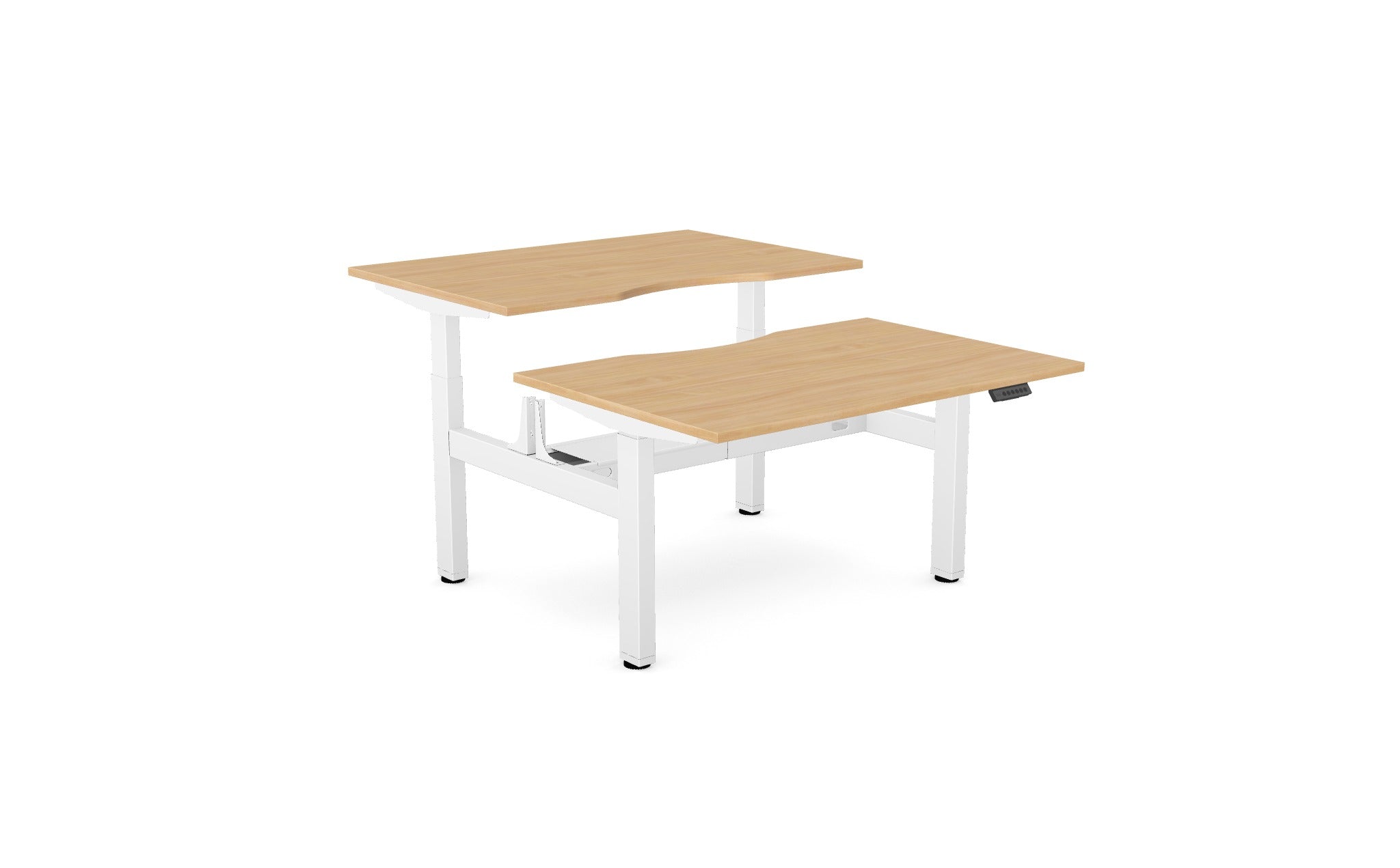 Aviator Two-Person Sit–Stand Desk