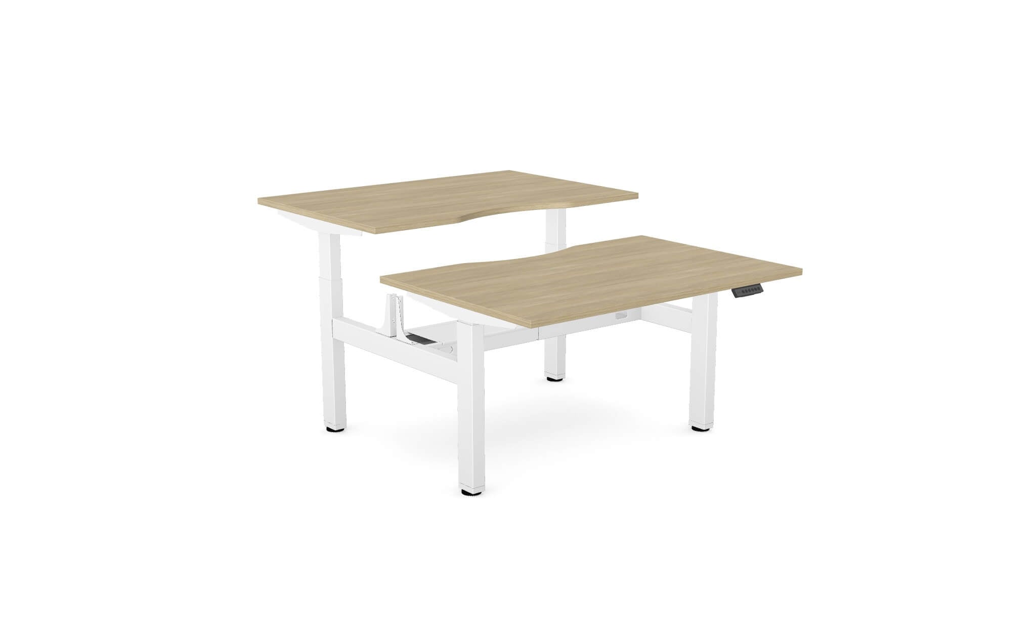 Aviator Two-Person Sit–Stand Desk