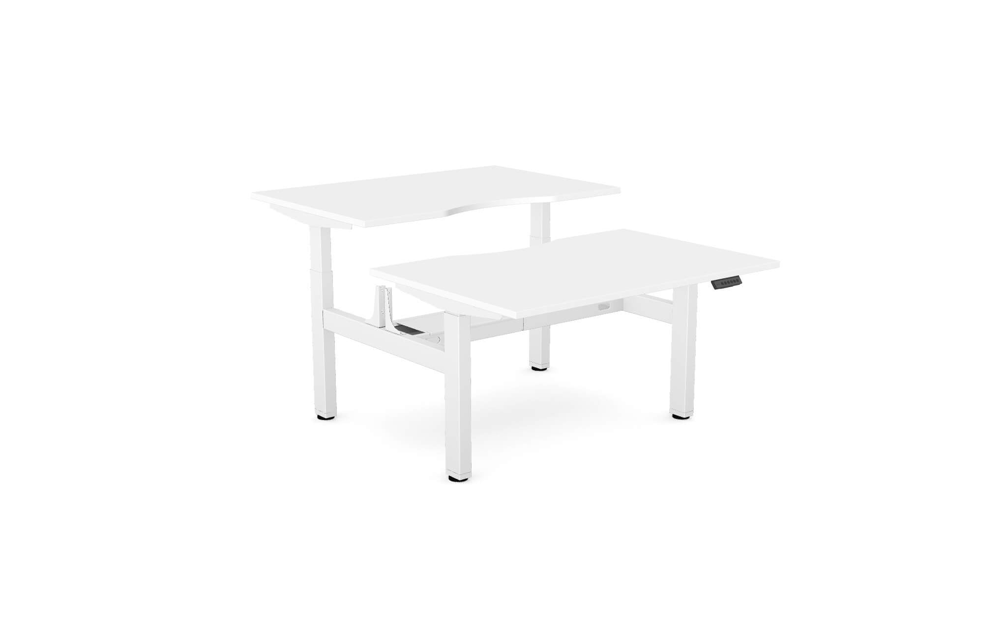 Aviator Two-Person Sit–Stand Desk