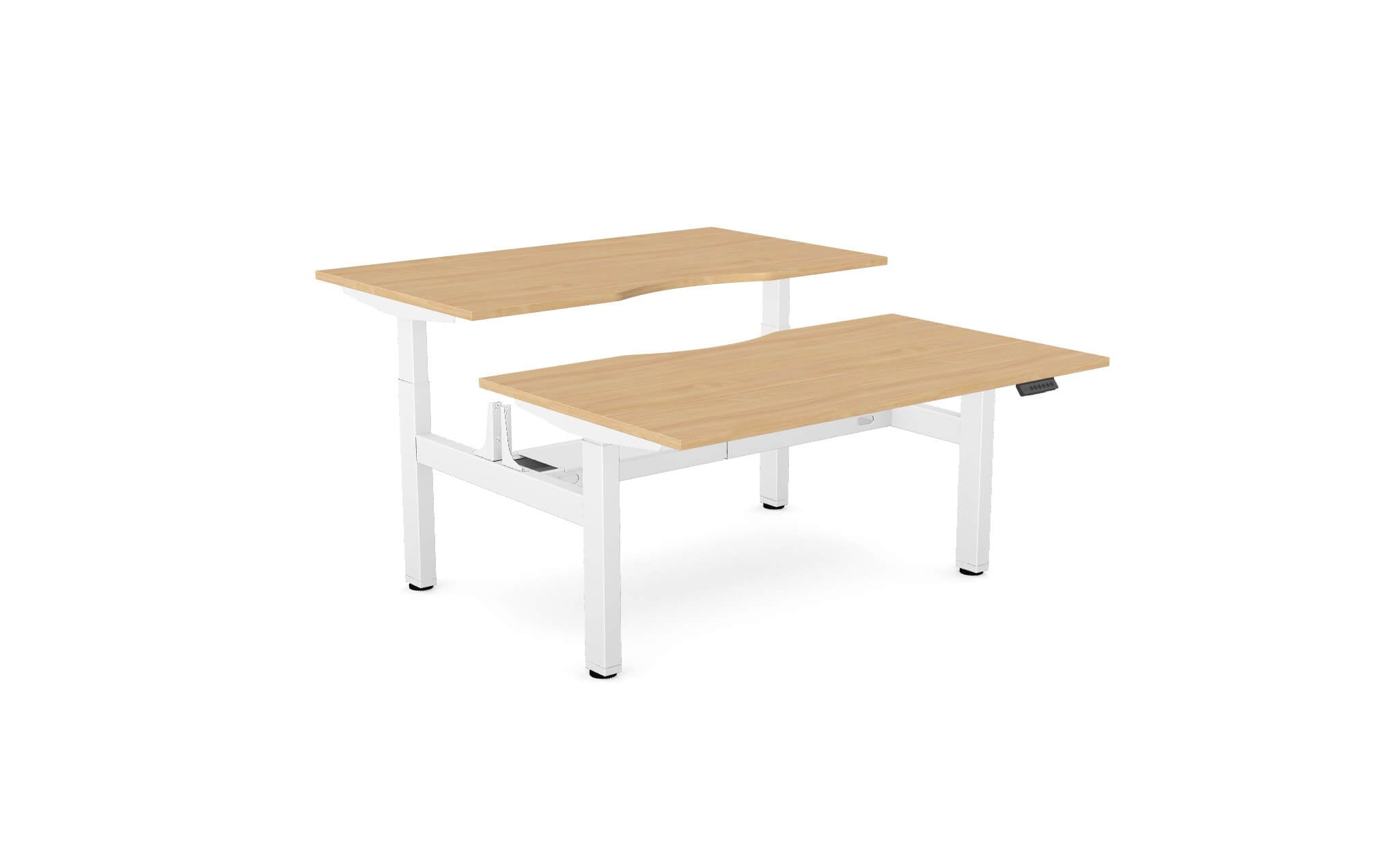 Aviator Two-Person Sit–Stand Desk
