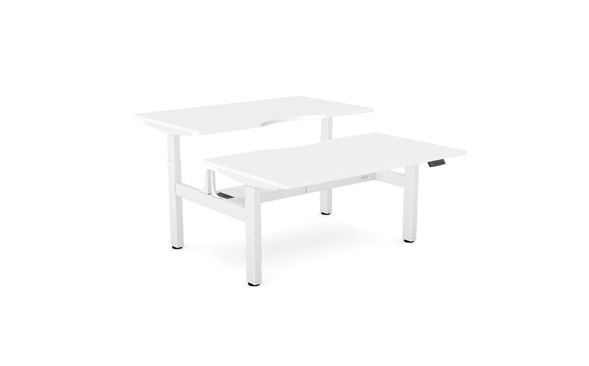 Aviator Two-Person Sit–Stand Desk