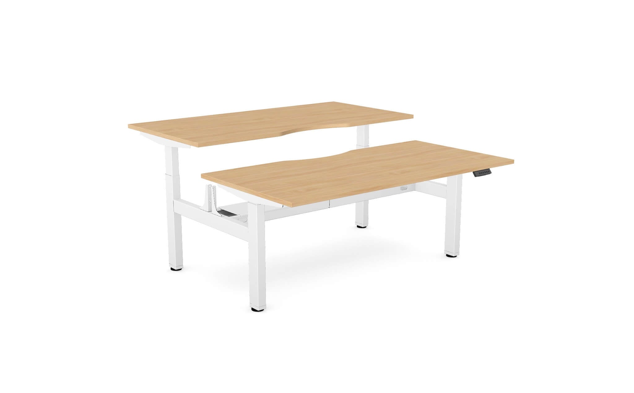 Aviator Two-Person Sit–Stand Desk