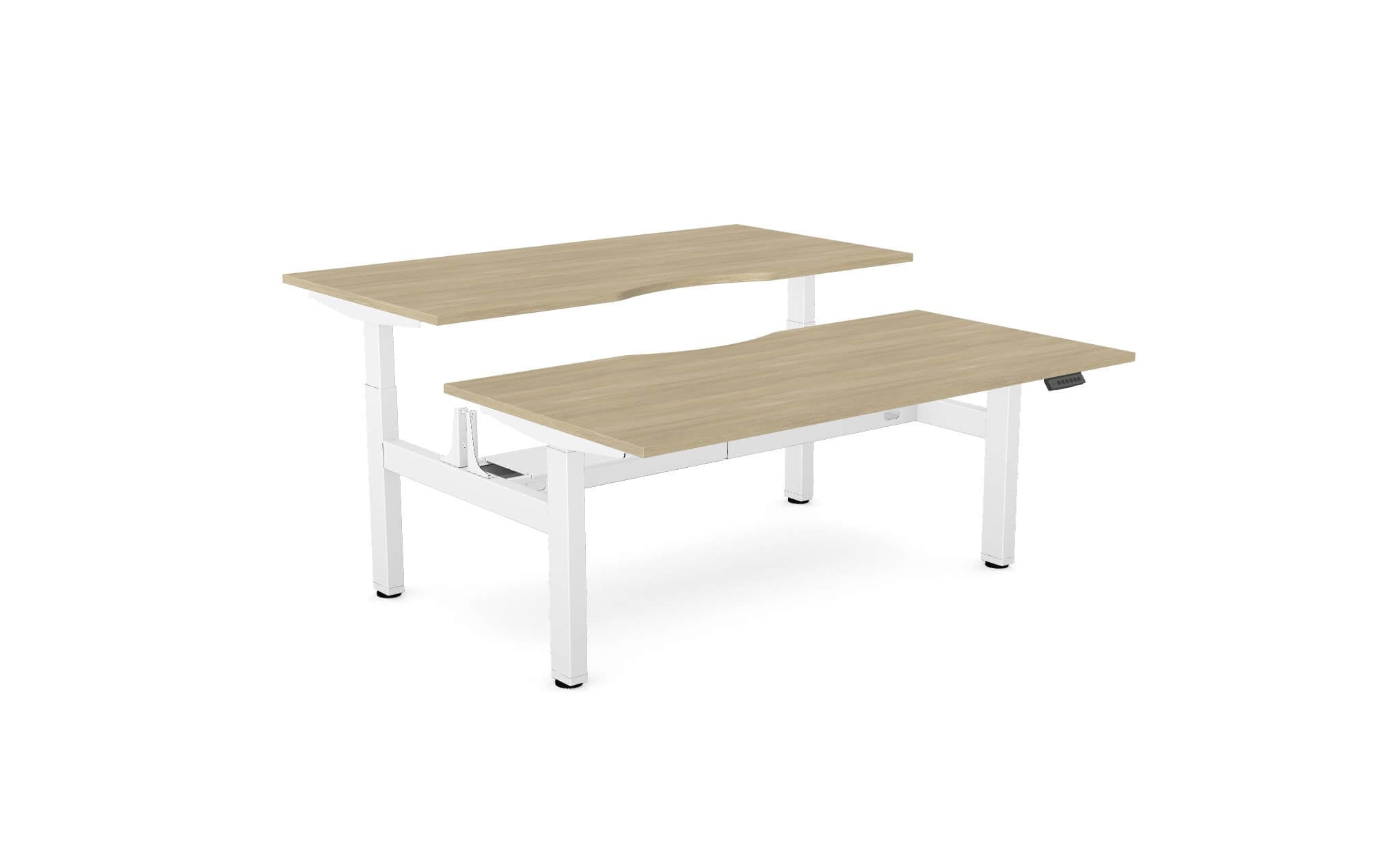 Aviator Two-Person Sit–Stand Desk