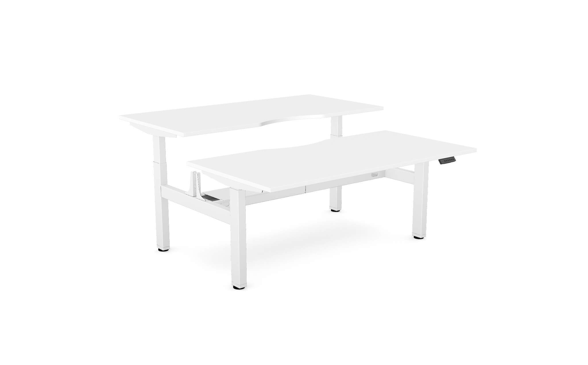 Aviator Two-Person Sit–Stand Desk
