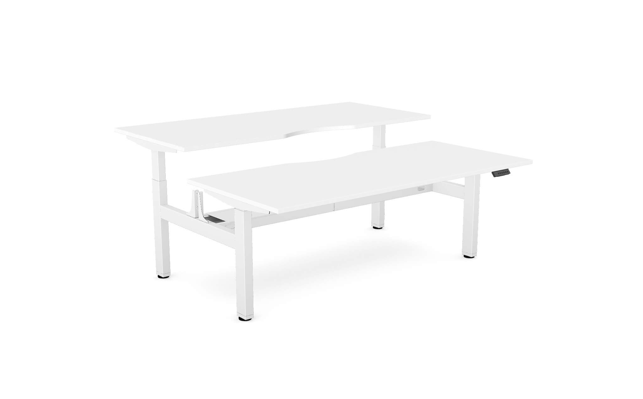Aviator Two-Person Sit–Stand Desk