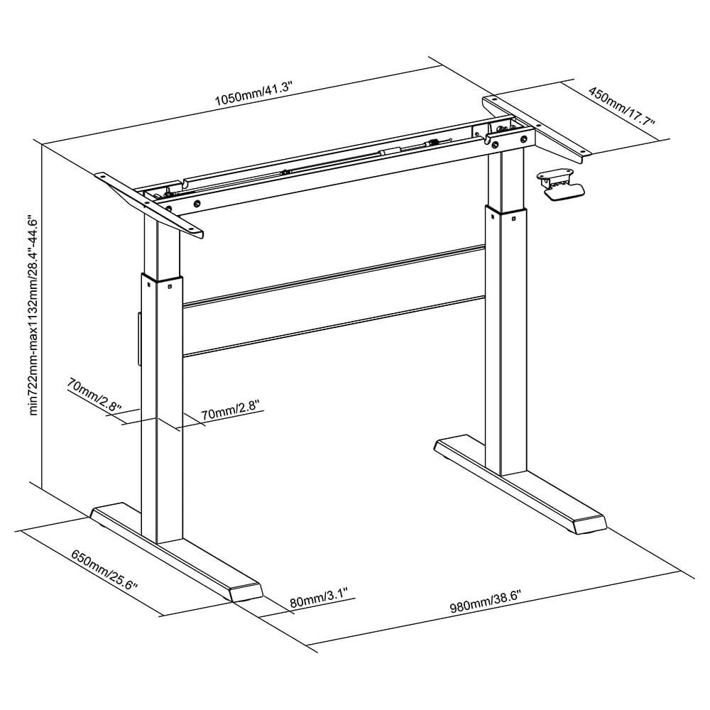 AirLift Pro Sit-Stand Desk - Ergometric