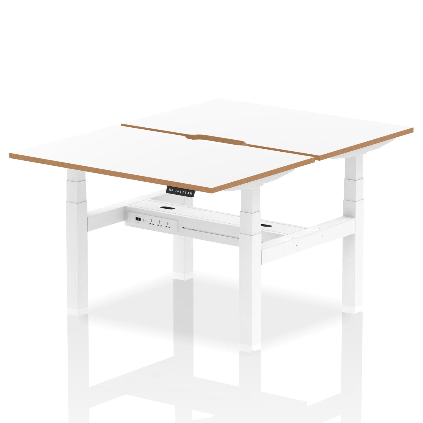 Oslo Air Back-to-Back Height Adjustable Bench Desk - Ergometric