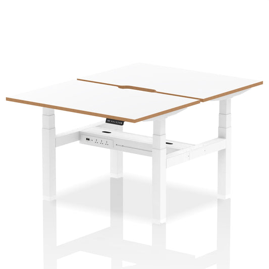Oslo Air Back-to-Back Height Adjustable Bench Desk - Ergometric