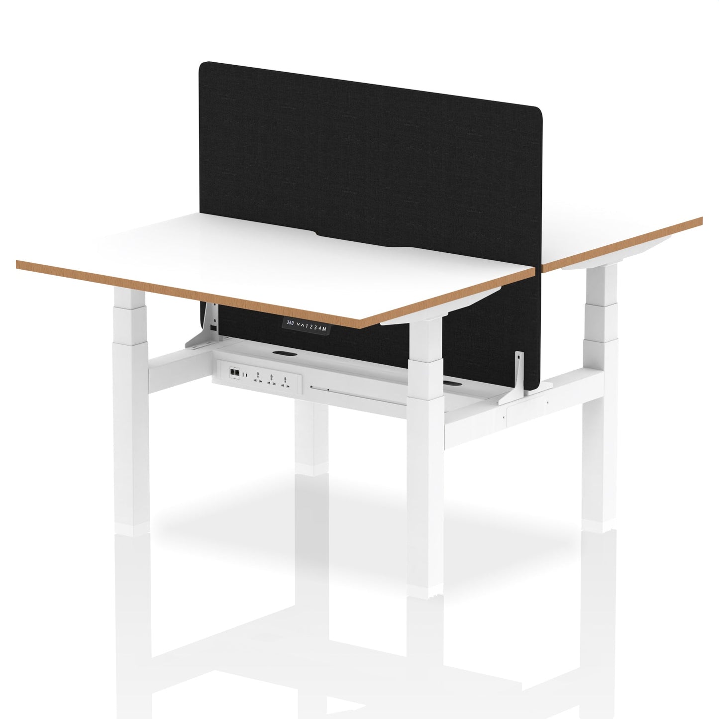 Oslo Air Back-to-Back Height Adjustable Bench Desk - Ergometric