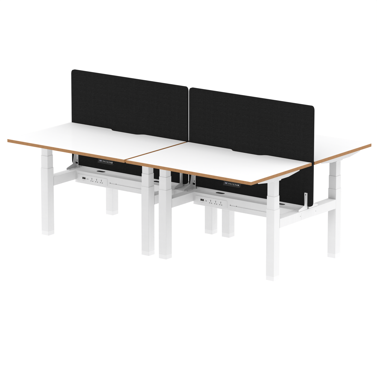 Oslo Air Back-to-Back Height Adjustable Bench Desk - Ergometric