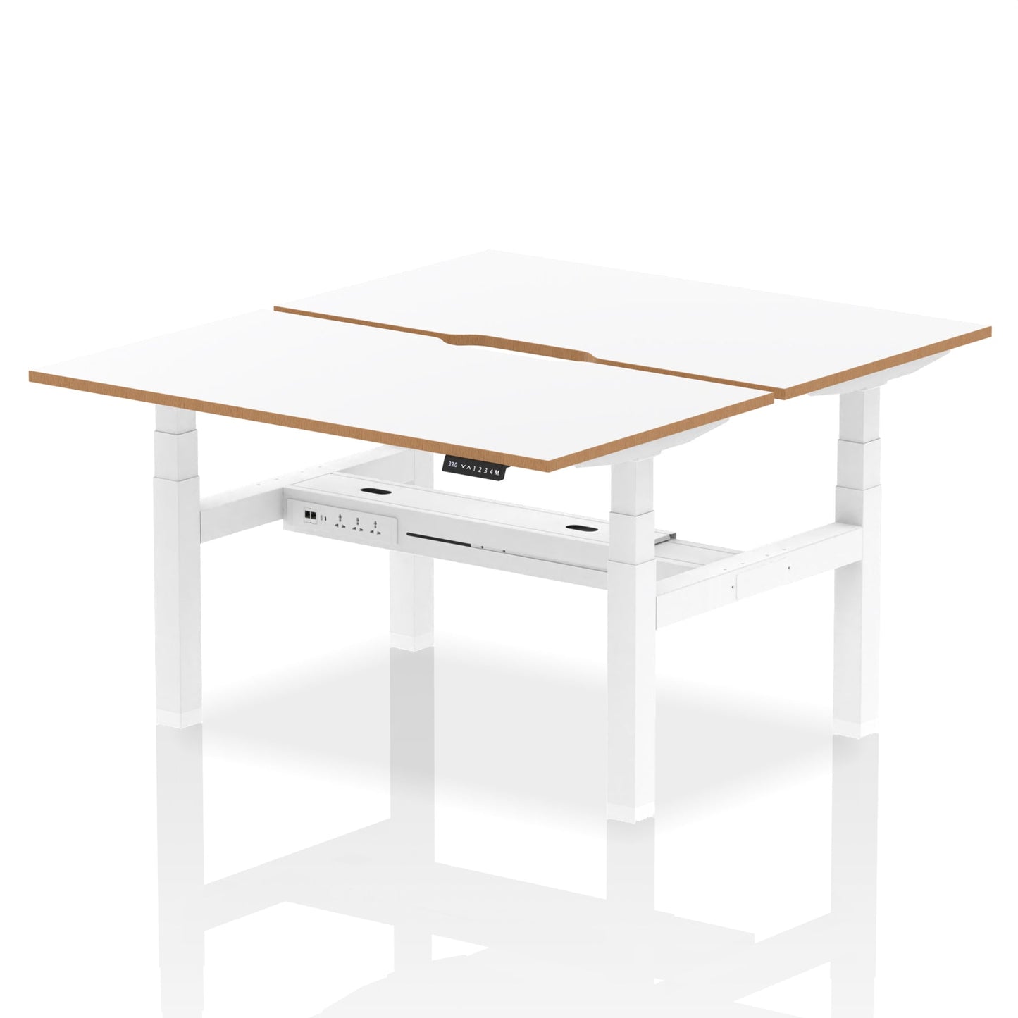 Oslo Air Back-to-Back Height Adjustable Bench Desk - Ergometric