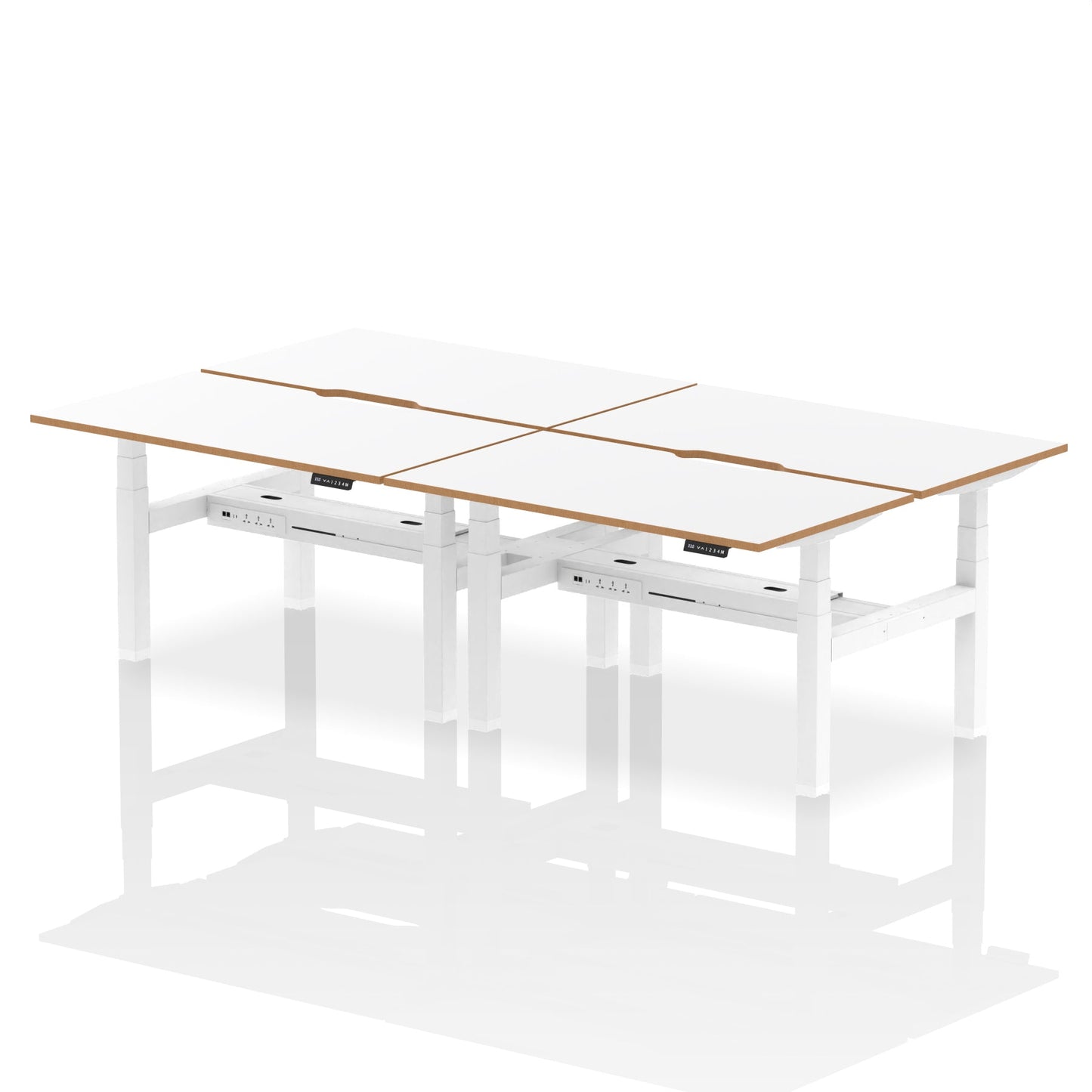 Oslo Air Back-to-Back Height Adjustable Bench Desk - Ergometric
