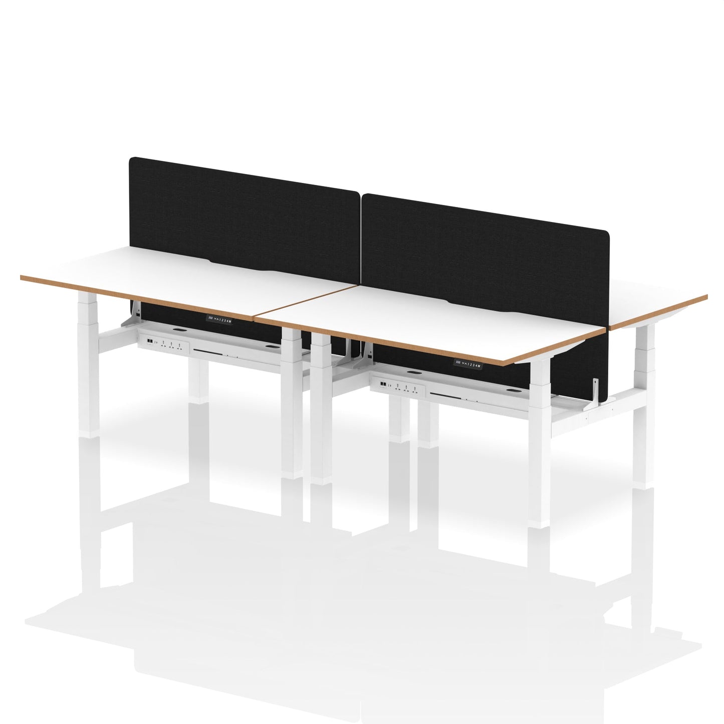 Oslo Air Back-to-Back Height Adjustable Bench Desk - Ergometric