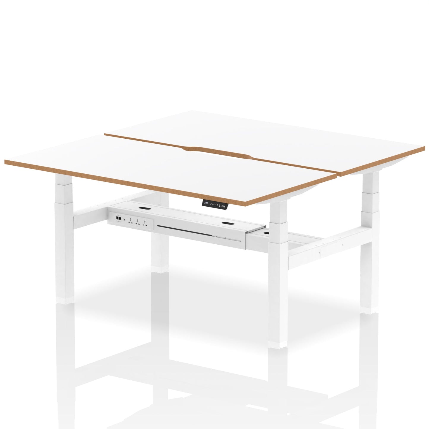 Oslo Air Back-to-Back Height Adjustable Bench Desk - Ergometric