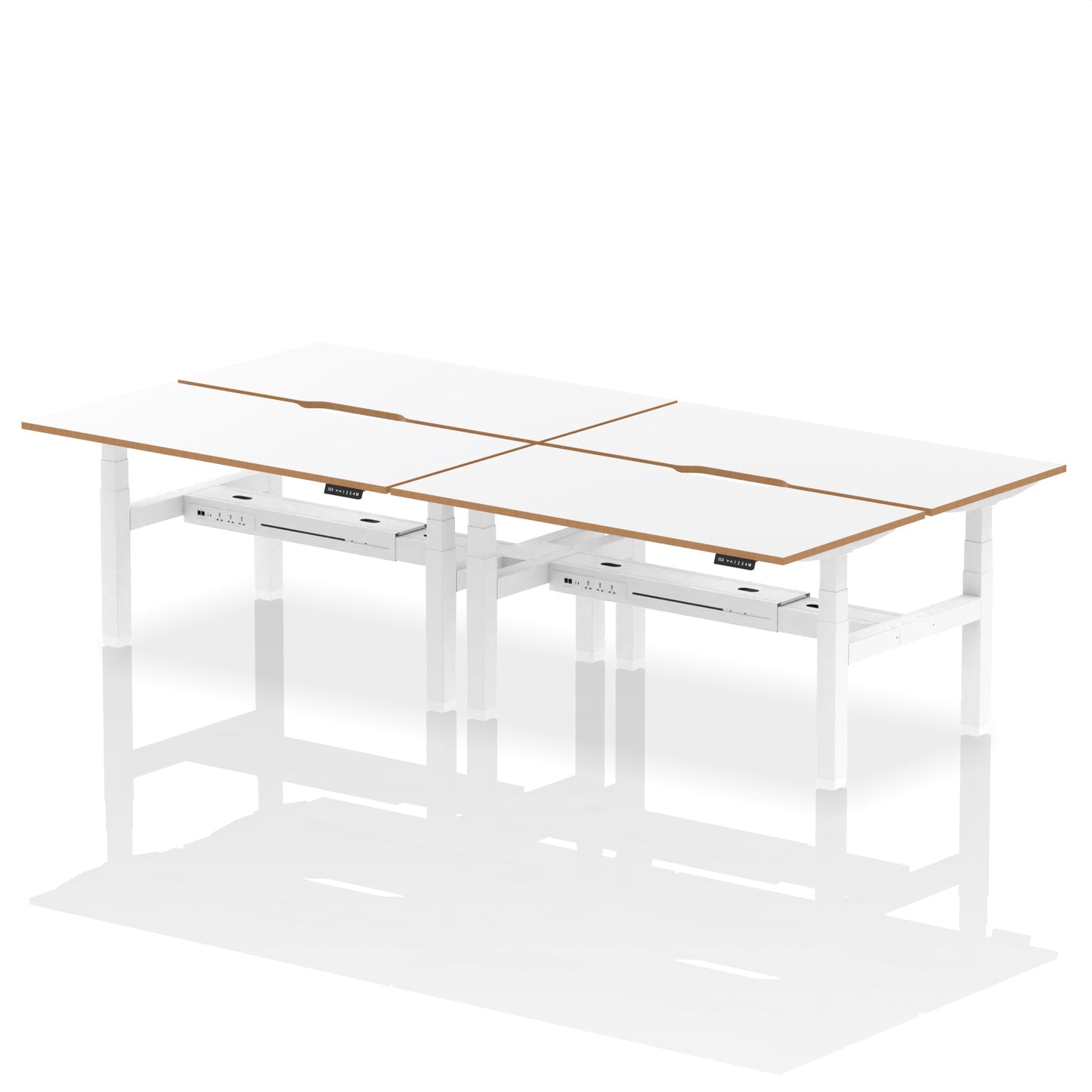 Oslo Air Back-to-Back Height Adjustable Bench Desk - Ergometric
