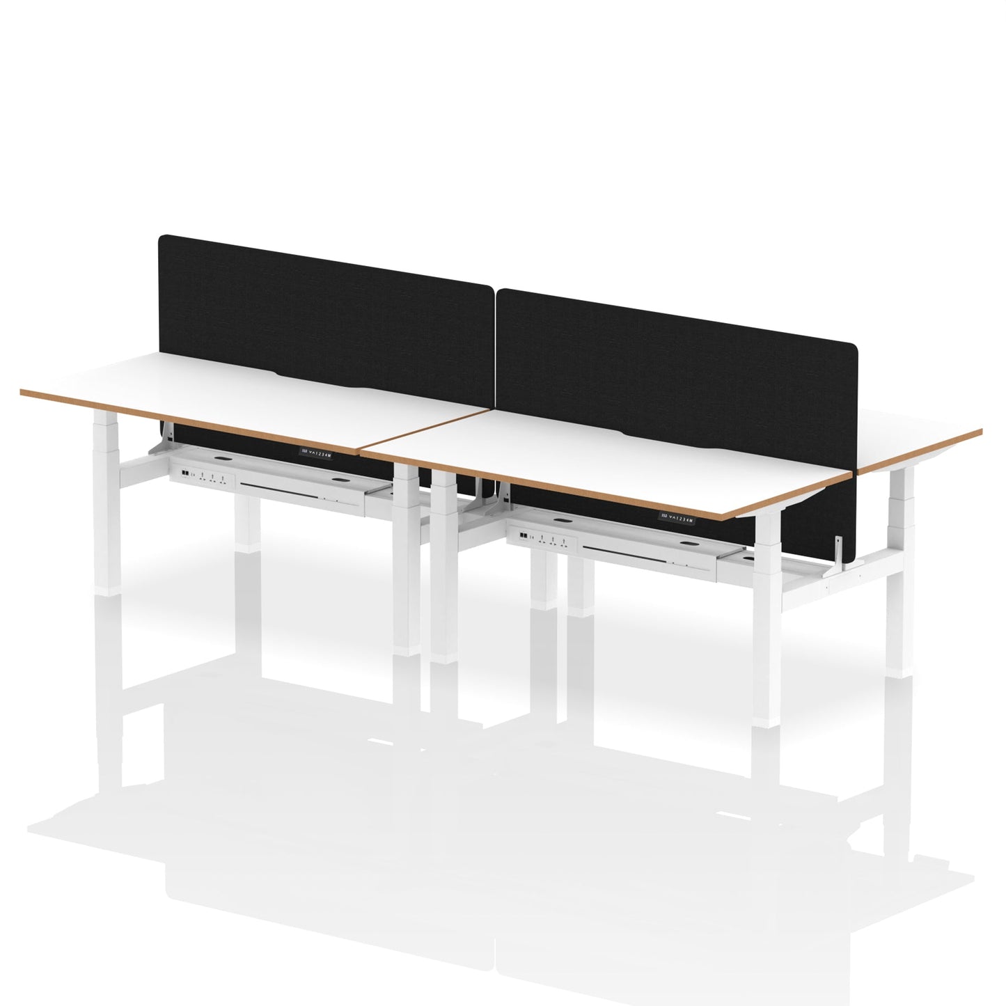 Oslo Air Back-to-Back Height Adjustable Bench Desk - Ergometric