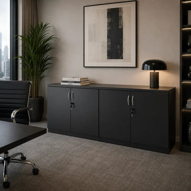 High Gloss Twin Cupboard - Ergometric