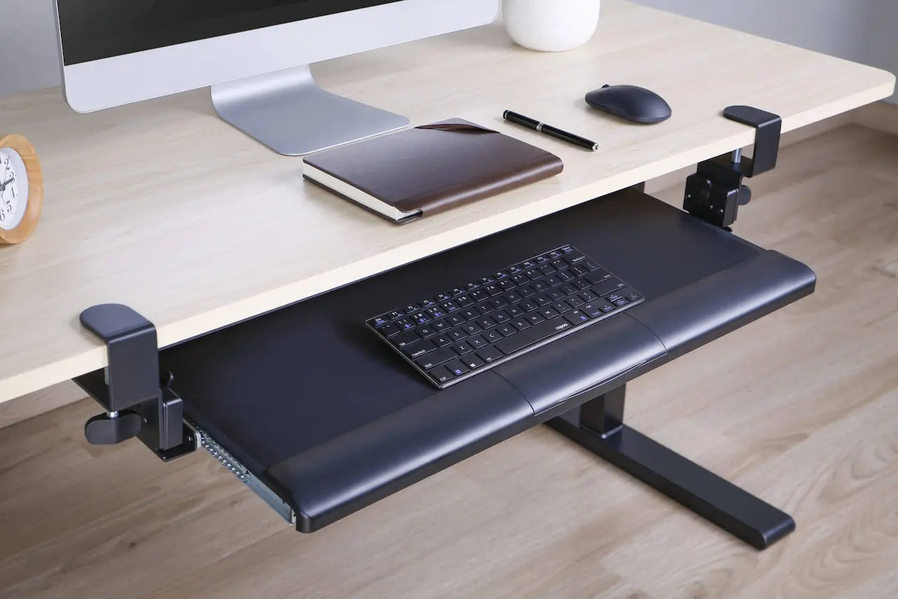Glider Lite Clamp-On Ergonomic Keyboard Tray - Ergometric