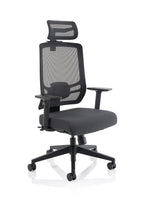 Ergo Twist High Mesh Back Task Operator Office Chair with Arms - Ergometric